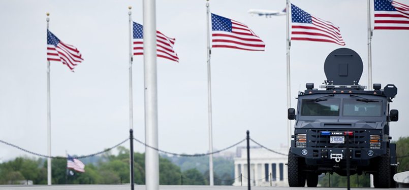 The reason for armored vehicles? To keep police safe while they do their jobs