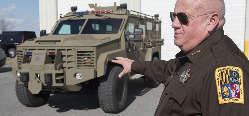 Frederick County Sheriff’s Office quickly puts new armored vehicle to use