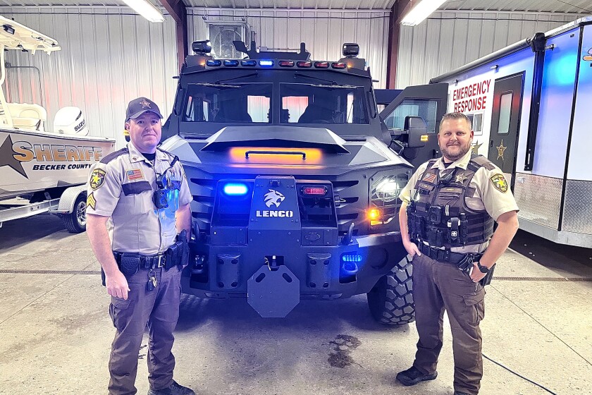 Becker County Sheriff’s Office Adds New BearCat G3 Rescue Vehicle